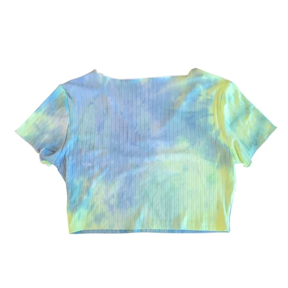 SHEIN Tie-Dye V-Neck Crop Top Size M - Picture 5 of 10